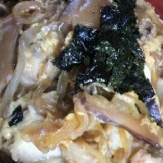 フライパンｄｅ椎茸入り親子丼♪